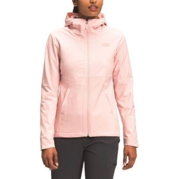 The North Face Jackets & Blazers - THE NORTH FACE WOMEN'S SHELBE RASCHEL SOFT-SHELL HOODIE in Pearl Pink Size S